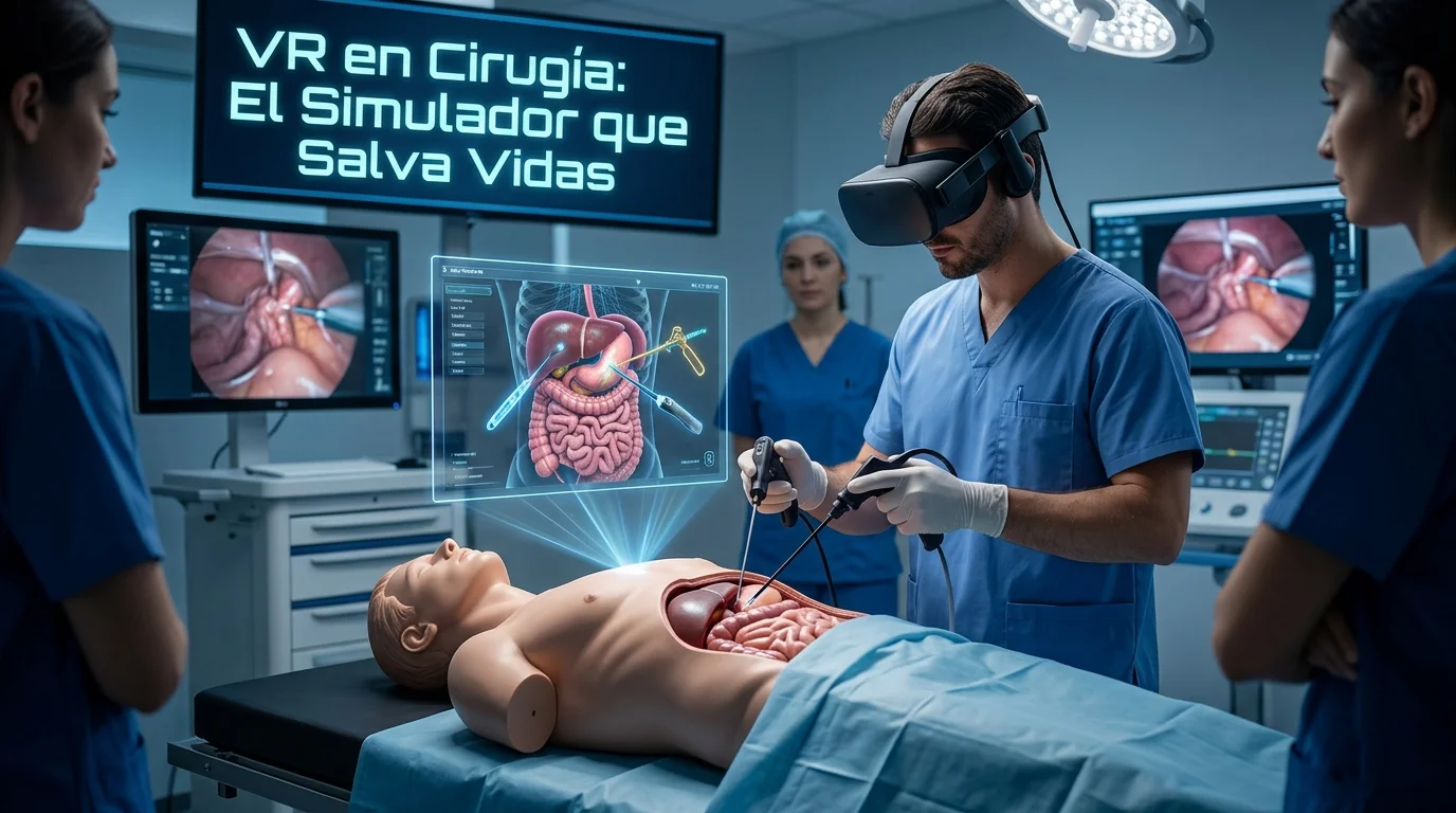 VR en Cirugía: El Simulador que Salva Vidas