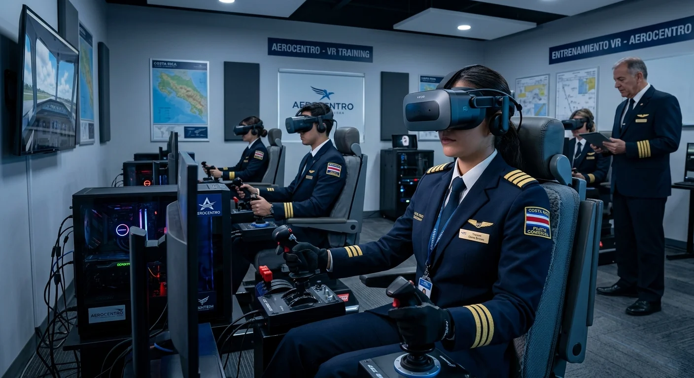 Entrenamiento de Pilotos Comerciales en VR