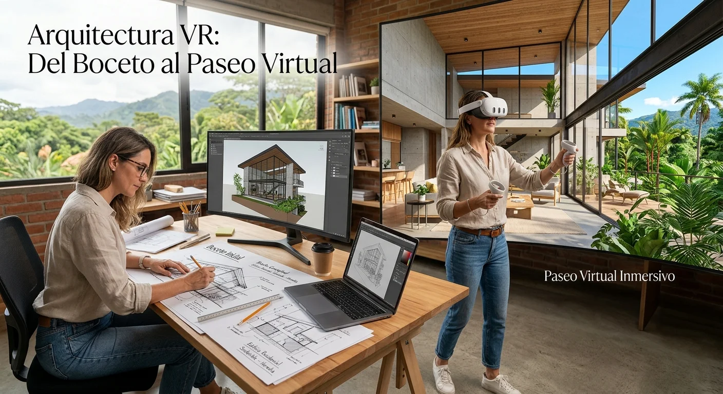 Arquitectura VR: Del Boceto al Paseo Virtual