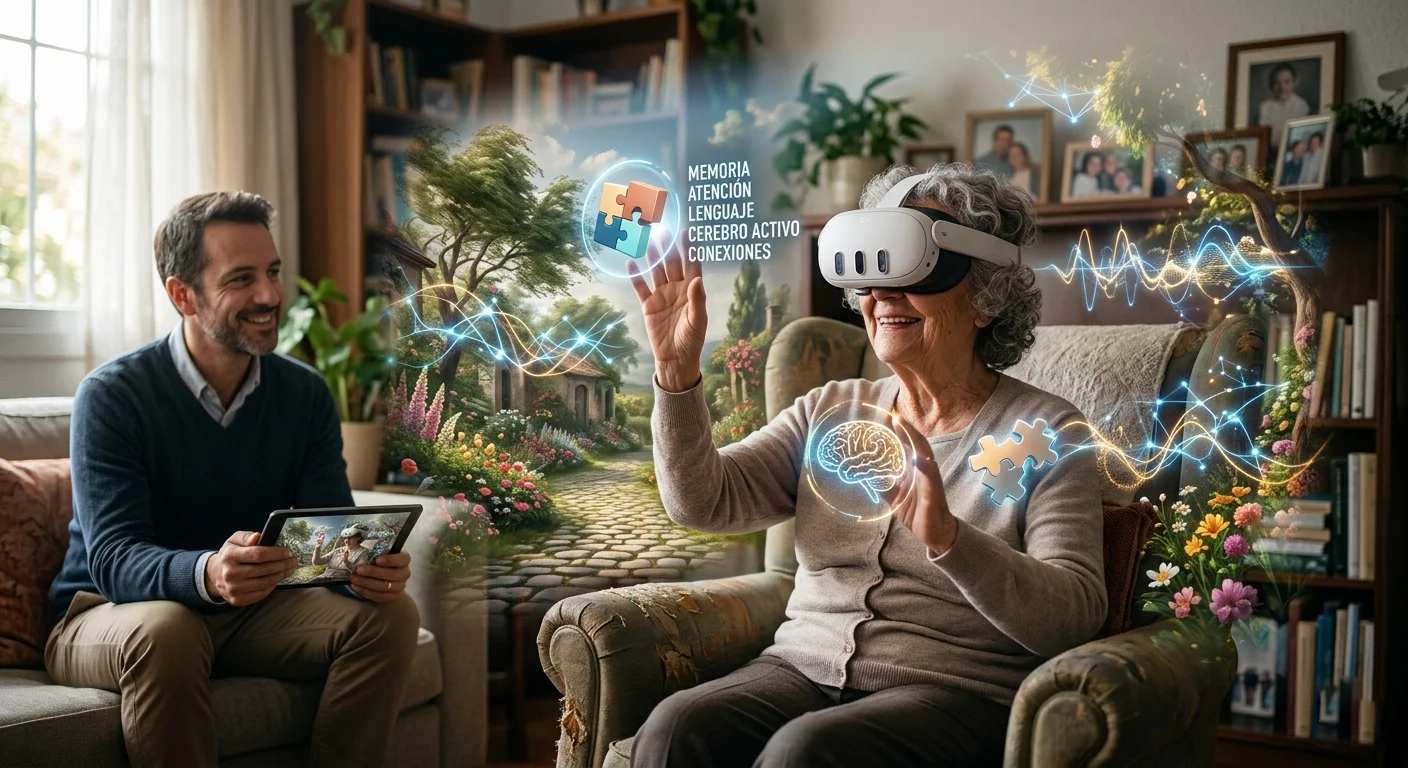 Alzheimer y VR: Estimulación Cognitiva Inmersiva