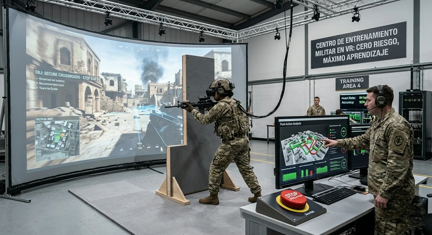 Entrenamiento Militar en VR: Cero Riesgo, Máximo Aprendizaje
