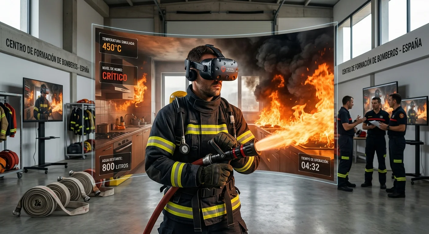 Bomberos en VR: Apagar Incendios sin Quemarse